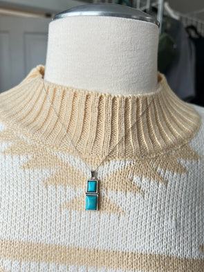 Sterling Silver Turquoise Necklace FINAL SALE