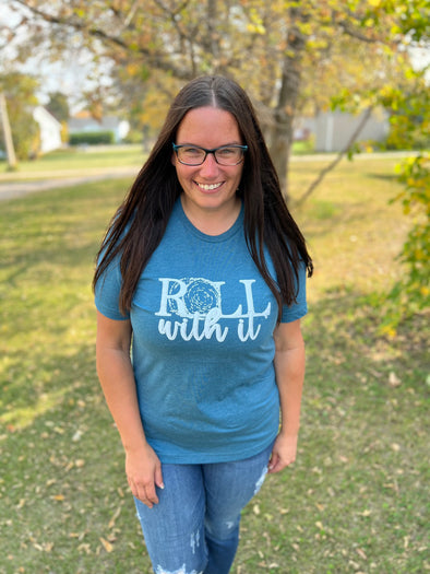 Roll With It Graphic Print Tee FINAL SALE