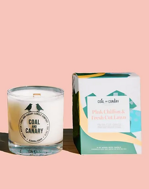 Coal & Canary Candle - Pink Chiffon & Fresh Cut Lawn FINAL SALE