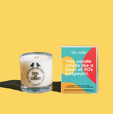 Coal & Canary Candle - This Candle Smells Like a Bowl of 90's Potpourri FINAL SALE