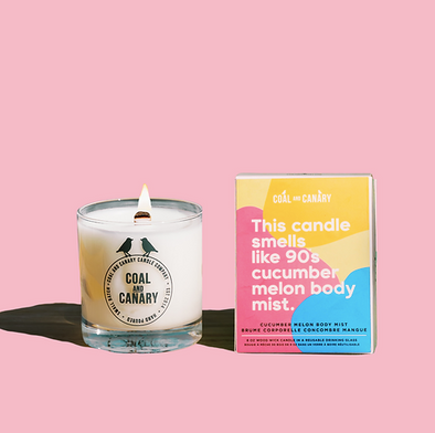 Coal & Canary Candle - This Candle Smells Like 90's Cucumber Melon Body Mist FINAL SALE