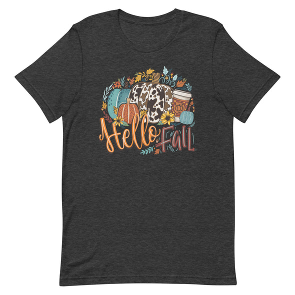 Hello Fall Graphic Print Tee - FINAL SALE