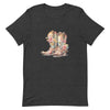 Watercolour Cowboy Boots Graphic Print Tee