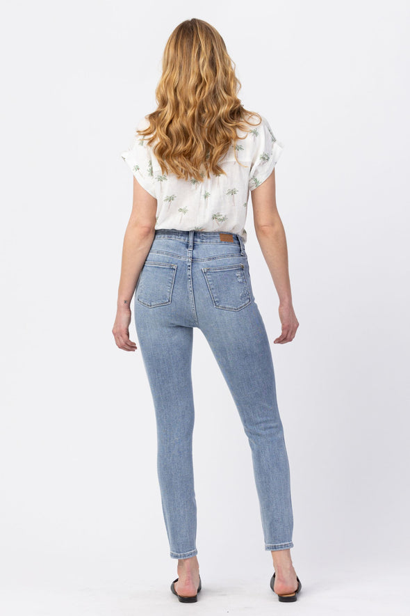 Judy Blue Minimal Distressed Skinny Jeans
