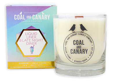 Coal and Canary Candle - Liquid Liner & Late Night Diner FINAL SALE